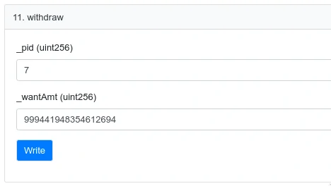 BSCScan read call