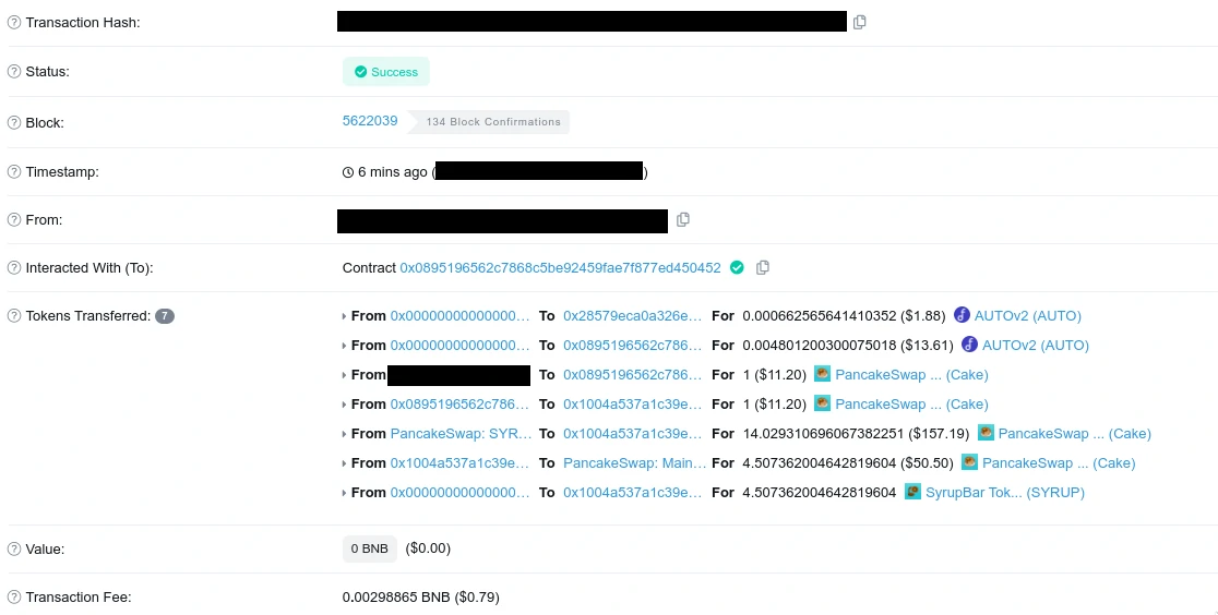 BSCScan address