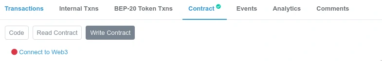BSCScan read call